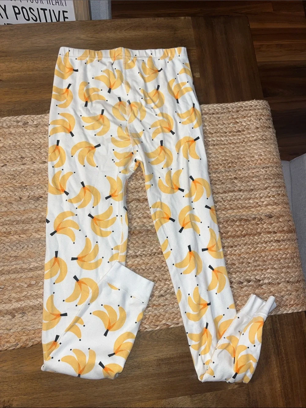 Hanna Andersson 2 pc pajamas size 14-16 Bananas